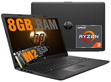 Notebook HP 15,6″ Display Led HD AG /Cpu Amd R3 Quad Core Ryzen 3 3200U Fino a 3,5GHz /Vga Radeon Vega 3 /SSD M2 256Gb /Ram 8Gb DDR4 /web cam /3 usb hdmi Wi-fi bluetooth/Windows 10