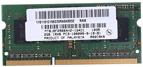 Tamkyo per Notebook DDR3 da 2 GB 1RX8 PC3-10600S 1333Mhz 204Pin 1.5V per Notebook Ad Alte Prestazioni