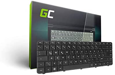 Green Cell – Tastiera per laptop HP Pavilion G4 G6 650 635 655 2000 630 G6T 240 G1 G4-1000 Compaq Presario CQ57 CQ58 CQ43, formato: QWERTZ, tastiera tedesca, colore: nero