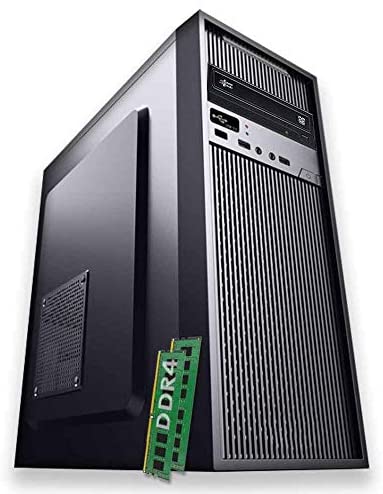 PULSAR PC FISSO FAST SERIES VELOCE DESKTOP COMPUTER | INTEL QUAD CORE | RAM 16 GB DDR4 | SSD 240 GB | DVD MASTERIZZATORE | HDMI | WI FI | FISSO COMPLETO ASSEMBLATO ATX 500W CON MICROSOFT WINDOWS 10