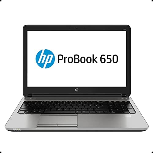 HP 650 G1 39,6 cm portatile, Intel Core i5 – 4200 m 2.5 GHz, 8 GB RAM, 500 GB HDD, DVD, Windows 10 Pro 64bit (Ricondizionato)