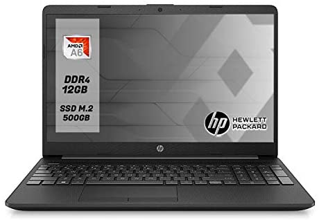 Hp 255 G7 Notebook Ssd Pc portatile Amd A6 3050U Fino A 3.20GHz, Display da 15.6″ ,Ram 12 Gb Ddr4 SSd M.2 500 Gb,Radeon R3, Hdmi,DVD,Cd RW,Wi fi,Bluetooth,Windows 10 professional