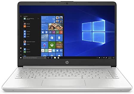 HP – PC 14s-fq0002sl Notebook, AMD Ryzen 5 4500U, RAM 8 GB, SSD 256 GB, Grafica AMD Radeon, Windows 10 Home, Schermo 14″ Impronte Digitali, Webcam TrueVision 720p, USB, HDMI, HP Fast Charge, Argento