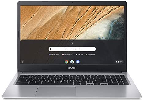 Acer Chromebook 315 (15,6 Zoll Full-HD IPS Touchscreen matt, 20mm flach, extrem lange Akkulaufzeit, schnelles WLAN, MicroSD Slot, Google Chrome OS) Silber