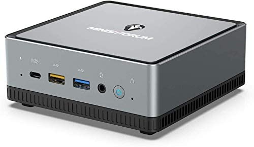 Mini PC Ryzen 5 PRO 2500U | 16 GB RAM 256 GB M.2 SSD | Radeon Vega 8 Graphics | Windows 10 Pro | Intel WIFI AX200 BT 5.1 | 4K HDMI Display USB-C | 2 x RJ45 Gigabit | 4 x USB 3.1| Piccolo Formato
