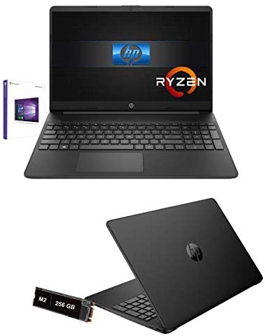 Notebook Pc Hp portatile AMD Ryzen 5 4500U 4.0Ghz Display 15,6″,Ram 8Gb Ddr4,Ssd Nvme 256Gb M2,Hdmi,USB 3.0,Wifi,Bluetooth,Webcam,Windows 10 Home, Antivirus