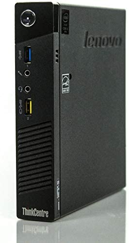 Lenovo ThinkCentre M93p USDT Tiny Quad Core i5-4590T 8GB 256GB SSD Win 10 Pro WiFi Mini PC (Ricondizionato)