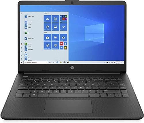 HP – PC 14s-dq0002sl Notebook pc, Celeron N4020, RAM 4, eMMC 64, Grafica UHD Intel, Windows 10 Home S Mode, Schermo 14 micro-edge antiriflesso, Fotocamera HP TrueVision 720p, Lettore Micro SD, nero