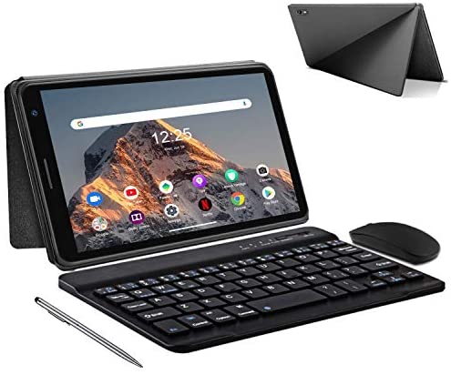 Tablet 8.0 Pollici con Wifi Offerte 3GB RAM 32GB/128GB Espandibili Android 10.0 Certificato Google GMS 1.6Ghz Tablet PC 5000mAh Tablet in Offerta 5MP Fotocamera Tablet Android Bluetooth(Nero)