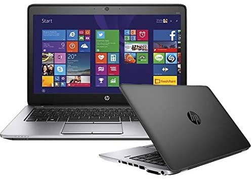HP Elitebook 840 G1 da 14 pollici Ultrabook (Intel Core I5 ​​4th Gen, 8GB di memoria, SSD da 256GB, Wifi, webcam, Windows 10 Professional 64-bit) (rinnovato)