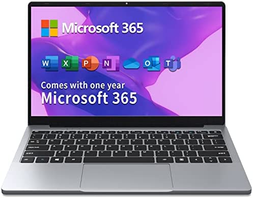 Jumper 14 Pollici Notebook, Microsoft Office 365, 8GB+256GB PC Portatile, Intel Celeron N4020, Windows 10, WiFi, Bluetooth, HDMI, scheda TF da 256GB estensione, QWERTY Pellicola per tastiera Italiana
