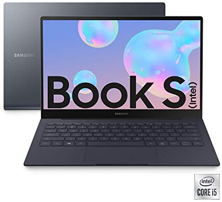 Samsung Galaxy Book S (Intel), Portatile Wi-Fi 6 Windows | 10 Home, Display Touch Screen 13.3” FHD LCD, Batteria 42Wh, RAM 8GB, Memoria 512GB UFS, Lettore Impronte Digitali, Grey, [Versione Italiana]