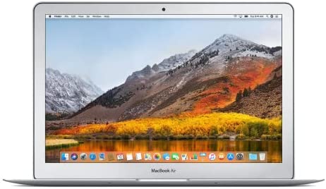 2017 Apple MacBook Air with Intel 1.8 GHz Core i5 chip (13-inch, 8GB RAM, 128GB SSD Storage) (Qwerty Portuguese) – Argento (Ricondizionato)