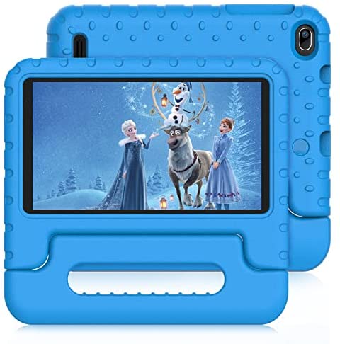 Bambini tablet Android 11, 7 pollici, JUSYEA J8, 2 GB RAM | 32 GB ROM, Quad Core, Wi-Fi | Bluetooth, per giochi educativi per bambini, controllo parentale portatile – blu Custodia silicone