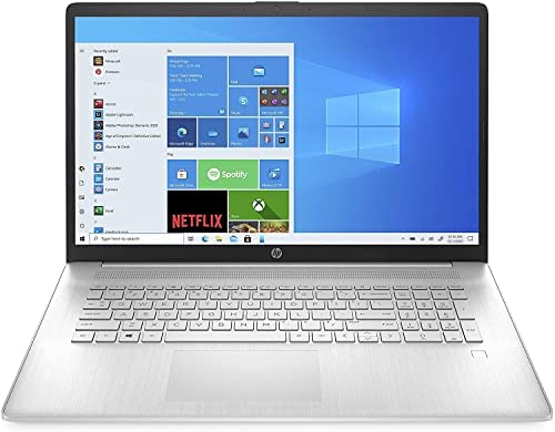 HP – PC 17-cn0002sl Notebook, Intel Core i7-1165G7, RAM 8 GB DDR4, SSD 512GB PCIe NVME M.2, NVIDIA GeForce MX450 da 2 GB, Display 17.3” FHD IPS, Antiriflesso, Wi-Fi, Bluetooth, Windows 10, Argento