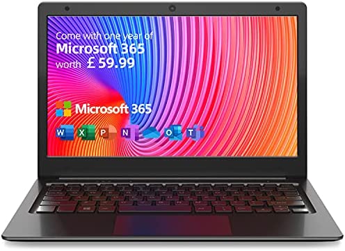 ANSTA EZ book S5 go, Pc Portatile Microsoft 365 4GB DDR4 64GB eMMC, 11,6″ Notebook Processore quad-core Intel Pentium N3700, Windows 10, Bluetooth 4.2, Supporta SSD da 1 TB e espansione TF da 256 GB