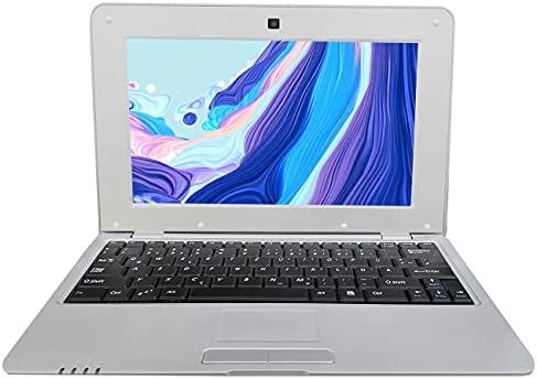 BlueBose Mini Laptop Notebook Netbook Tablet PC 10 pollici Android Portatile Ultrabook 1G DDR3 8GB Dual Core Wifi Camera USB HDMI (IT tastiera(QWERTY), Argento)