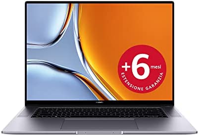 HUAWEI MateBook 16s Laptop, Display Touchscreen True 2,5K Notebook PC Portatile da 16 pollici, Intel Core i7-12700H, RAM 16GB DDR5, ROM 1TB SSD, Windows 11, Space Gray, + estensione garanzia di 6 mesi