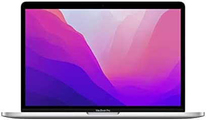 2022 Apple PC Portatile MacBook Pro con chip M2: display Retina 13″, 8GB di RAM, 512GB di archiviazione SSD Touch Bar, tastiera retroilluminata; color Argento