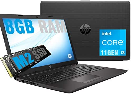 Notebook HP i3 250 G8 Grey Portatile Display Led 15.6″ HD Cpu Intel core i3-1115G4 11Th Gen Fino a 4,1Ghz /Ram 8Gb DDR4 /SSD M2 Nvme 256GB /graphic Intel UHD /Hdmi Lan Wifi Bluetooth /Windows 10 Pro