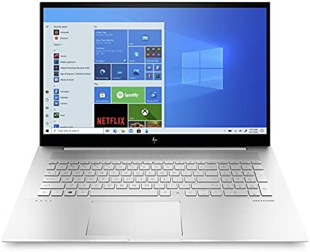 HP – PC Envy 17-ch1000sl Notebook, Intel i5 1155G7, RAM 8 GB, SSD 512GB, Intel Iris Xe, Schermo 17.3” FHD 60Hz, IPS, Antiriflesso, WiFi, Audio B&O, Lettore SD e Lettore Impronte, Windows 11, Argento