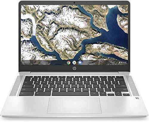 HP – PC Chromebook 14a-na0001sl, Intel Celeron N4020, 4GB RAM LPDDR4, eMMC da 64GB, Display da 14″ FHD, IPS, Antiriflesso, Scheda grafica Intel UHD 600, Wi-Fi, Webcam HD, Chrome OS, Argento