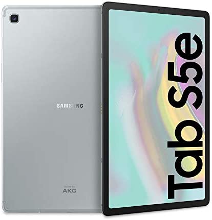 Samsung Galaxy Tab S5e (2019) Tablet, 10.5″ SuperAMOLED, 64 GB Espandibili, Batteria 7040 mAh, Ricarica Rapida, LTE, Argento, [Versione Italiana] (Ricondizionato)