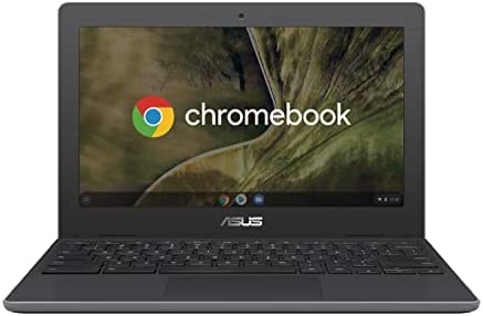 Asus Chromebook C204MA#B08CKXWLP6, Notebook con Monitor 11.6″ HD Anti-Glare, Intel Celeron N4020, 4GB LPDDR4, 64GB eMMC, Sistema Operativo Chrome, Rugged Design, Grigio Scuro