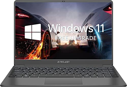 TECLAST F7PLUS3 Laptop 14 Pollici PC Portatile 8GB RAM 256GB SSD Notebook(1TB Espandibili), Fino 2,6 GHz Intel Celeron N4120, Windows 10/11, 1920×1080FHD, 2.4G/5.0G WiFi+USB3.0+Mini-HDMI+45.6Wh