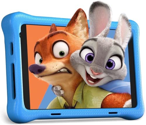 Tablet per bambini 8″Android 10 doppia fotocamera 2GB RAM 32 GB ROM WIFI Tablet con Parental Control (blue)