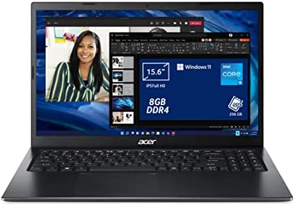 Acer Extensa 15 EX215-54-5135 Pc Portatile, Notebook con Processore Intel Core i5-1135G7, Ram 8 GB DDR4, 256 GB PCIe NVMe SSD, Display 15.6″ IPS FHD LCD, Scheda Grafica Intel Iris Xe, Windows 11 Pro