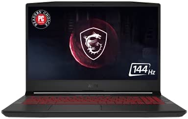 MSI GL66 Gaming Laptop: 15.6″ 144Hz FHD 1080p Display, Intel Core i7-11800H, NVIDIA GeForce RTX 3070, 16GB, 512GB SSD, Win10, Black (11UGK-001)