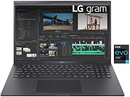 LG Gram 16Z90P, Display 16″ Quad HD 16:10 IPS, 2560×1600, Intel Core i7-1165G7, RAM 16GB DDR4, SSD 512GB, Intel Iris Xe, Batteria 80Wh, Thunderbolt4, Win10 PRO, Tastiera Italiana, Peso 1190g, Nero