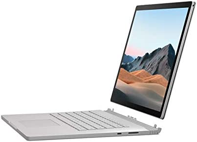 Microsoft Surface Book 3 Ibrido (2 in 1) Platino 34,3 cm (13.5″) 3000 x 2000 Pixel Touch Screen Intel® Core i7 di Decima Generazione 32 GB LPDDR4x-SDRAM 512 GB SSD NVIDIA GeForce GTX 1650 Wi-Fi 6