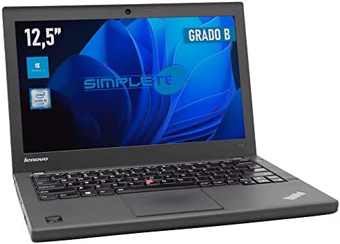 PC Computer Portatile Notebook Lenovo X240 i5 4300U Fino a 2.9GHz 12,5” Windows10 SSD Laptop Aziendale (Ricondizionato) (4GB RAM SSD 240GB)