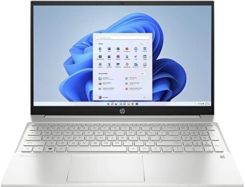 HP HP Pavilion, 15.6 Inch Full HD Antiglare Smart IPS Core i7-1255U, 16GB di RAM, Intel Iris Xe, 512GB SSD, Windows 11 Home, 15-eg2651nd, Argento