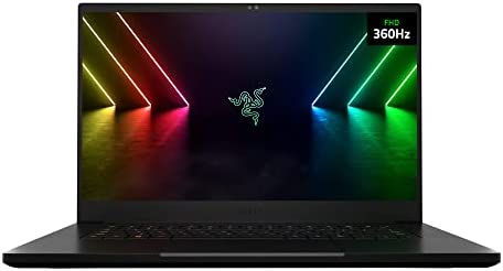 Razer Blade 15 Laptop: NVIDIA GeForce RTX 3080 Ti – 12th Gen Intel i7-12800H CPU – 15.6” FHD 360Hz Display – 32GB DDR5 RAM, 1TB PCIe SSD – Windows 11 – US-EN QWERTY Chroma RGB Keyboard
