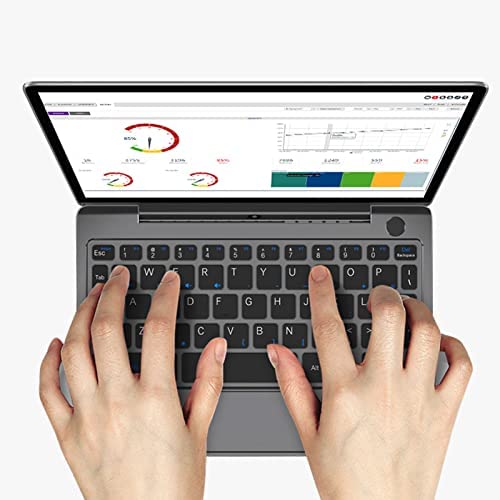 Laptop Portatile da 8,9 Pollici, Mini Notebook Tascabile da 8,9 Pollici, 16 GB di RAM SSD da 1 TB, Schermo da 2,5 K, Touch Screen con Dito e Input per la Scrittura, Micro PC Portatile HD per(EU)