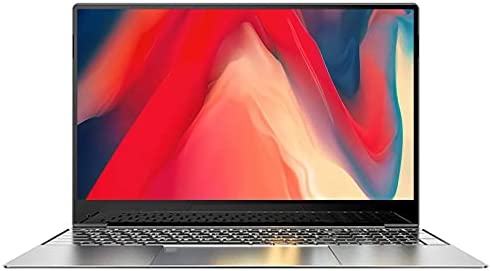 Daysky M11 PC Portatile, 15.6” Full HD Computer Portatile, Celeron N5095 Precessore, 12GB RAM, 256GB SSD, Riconoscimento Delle Impronte Digitali, Tastiera Numerica Retroilluminata(Argento)