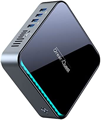 DreamQuest Mini PC Windows 11 Pro, 8G DDR4+128GB SSD, Versione Tranquilla Aggiornata Ιntel Celeron J4125 (fino a 2,7 GHz), Mini Desktop PC supporto HDMI 4K@60Hz,2.4G+5G Dual WiFi, BT 4.2