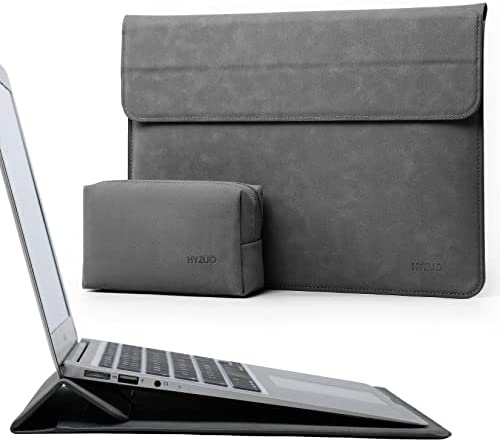 HYZUO 13 Pollici Custodie per PC Portatile Borsa con Funzione Stand Compatibile con MacBook Air 13 M1 2018-2021/MacBook Pro 13 M1 2016-2021/Surface Pro X 8 7 6 5 4/Dell XPS 13/iPad Pro 12,9 2018-2021