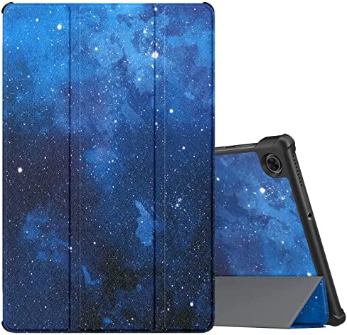 MoKo Cover Compatibile con Lenovo Tab M10 FHD Plus 2nd Gen 10.3″, Leggero Supporto Custodia Compatibile con Lenovo Tab M10 Plus TB-X606F/TB-X606X (Smart Cover Auto Sveglia/Sonno), Cielo Stellato Blu