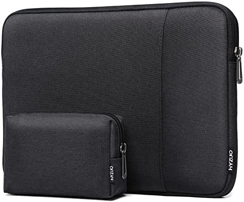 HYZUO 14 Pollici Laptop Custodia Borsa Protettiva Sleeve PC Portatile Compatibile con Lenovo Flex 14/IdeaPad 3 14/HP Pavilion X360 14/Dell Inspiron 14/ASUS VivoBook Flip 14/Acer Spin 7, Nero