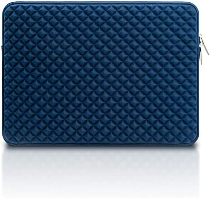YINHANG Custodia Laptop Sleeve 11,6 Pollici Compatibile 11,6 Pollici MacBook Air Chromebook Tablet 12,3 Surface Pro, Borsa imbottita in neoprene con schiuma diamantata protettiva antiurto, blu navy
