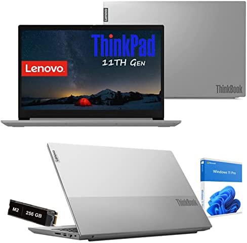 Notebook Pc Lenovo Thinkbook Intel i3-1115g4 4.1Ghz 15,6 FHd, Ram 8Gb Ddr4, Ssd Nvme 256Gb M2, Usb 3.0,Wifi,Bluetooth, Webcam Hd, Windows 11