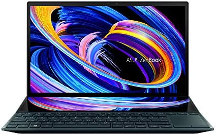 ASUS ZenBook Duo 14 UX482EGR#B09FPTFWZY, Notebook con Doppio Schermo + ASUS Pen, 14″ Touch FHD Anti-Glare, Intel Core i7-1195G7, RAM 16GB,1TB SSD PCIE, NVIDIA GeForce MX450 2GB GDDR6, Windows 11