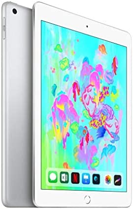 2018 Apple iPad 6th Gen (9.7 inch, Wi-Fi, 128GB) Argento (Ricondizionato)