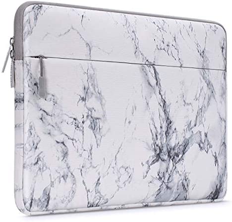 MOSISO Laptop Sleeve Compatibile con MacBook PRO 14 Pollici 2021 M1 PRO/Max A2442, Compatibile con MacBook Air/PRO Retina,13-13,3 Pollici Notebook, Tela Orizzontale La Pittura Marmo Portando Custodia