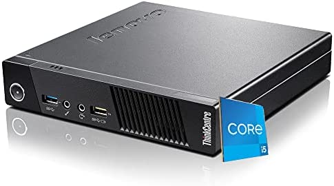 Lenovo,Mini Pc fisso i5,Ram 8 Gb,SSD 256 Gb,Wi Fi,Pc desktop i5 Computer pronto all’uso,Wi Fi,Windows 11 Pro,Office 2021