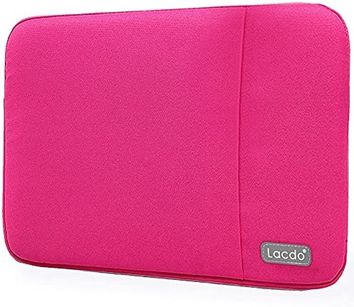 Lacdo Borsa Protettiva Portatile Custodia per 14 Pollici New MacBook PRO 2021 A2442 M1 PRO / M1 Max, 13 Pollici Old MacBook Air 2010-2017, Surface Book 3 2, HP Envy 13, Lenovo IdeaPad Flex 5, Pesche